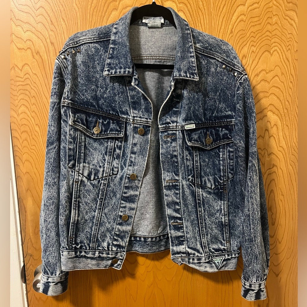 GUESS Vintage cropped jean jacket